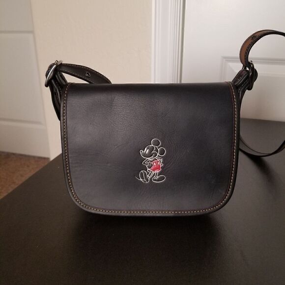 Coach Handbags - Coach Disney Micky Saddle Bag